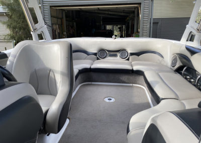 Interior detail on a client's boat in Eyre Peninsula